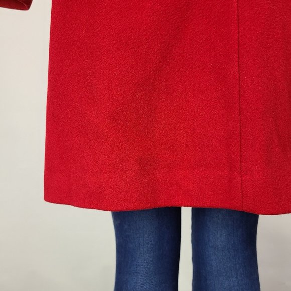 Vintage Eaton Red Wool Jacket Size L - Picture 10 of 11